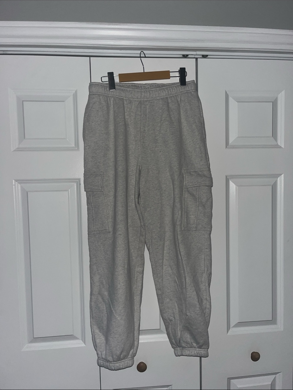 Light Gray Cargo Sweatpants - Comfortable Everyday Joggers